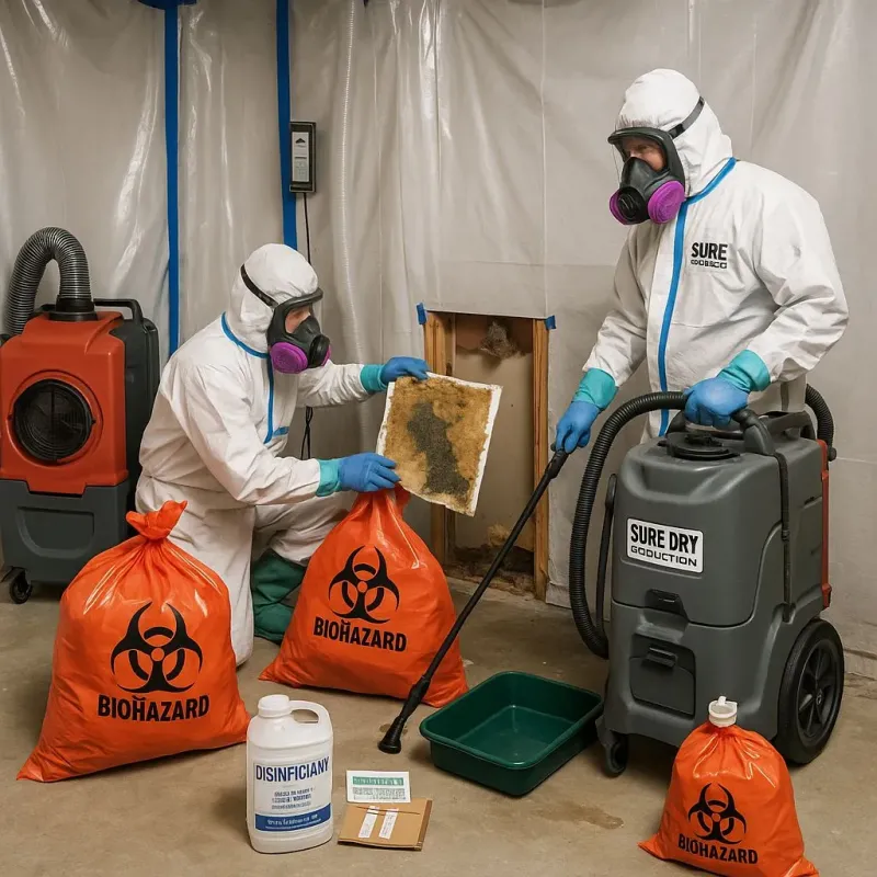 Contaminated Water Handling Protocols process in Norwood, MA