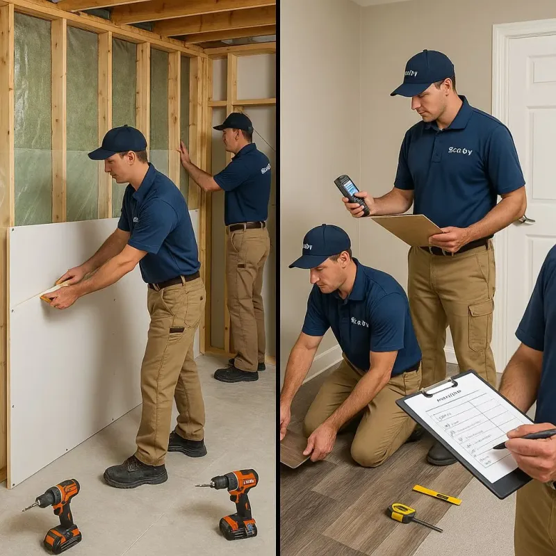 Repairs and Reconstruction process in Norwood, MA