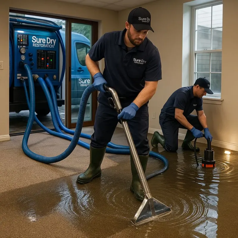 Water Extraction and Removal process in Norwood, MA